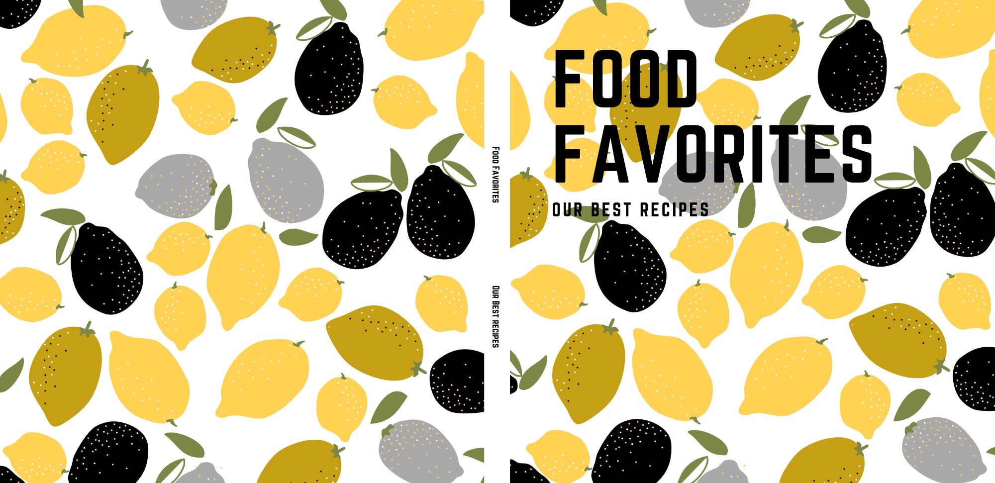 Food Favorites, Our Best Recipes Blank Journal