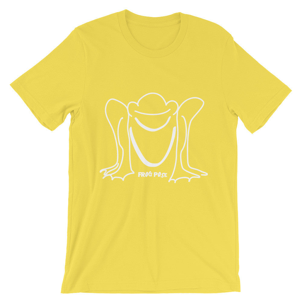 Copy of Yoga Dude Frog Pose Unisex short sleeve t-shirt